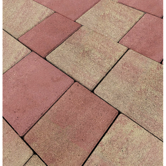 Тротуарная плитка КОЛОР МИКС №1 Рассвет НОВЫЙ ГОРОД 1НГ4Ф Нобетек 40 мм